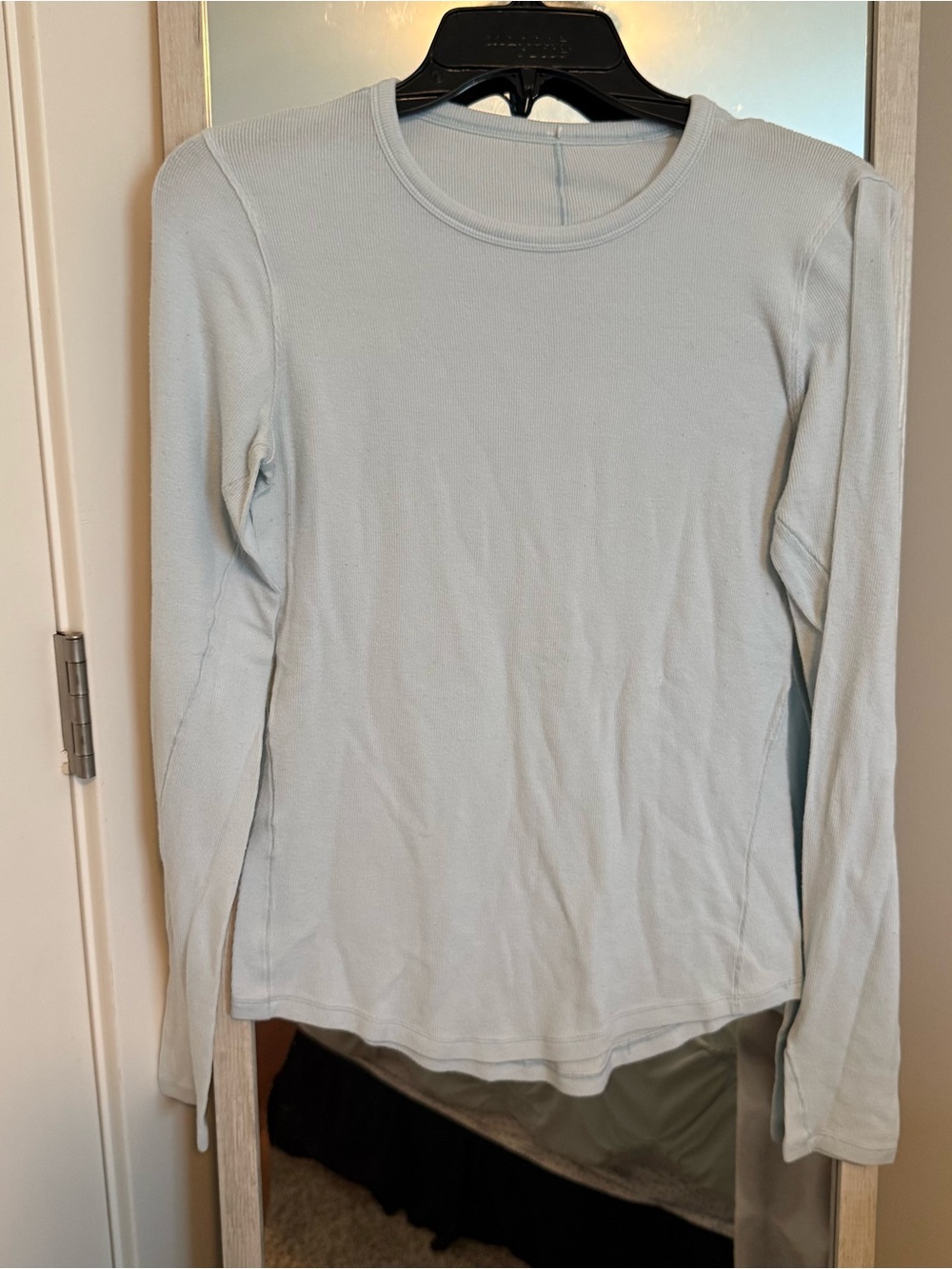 lululemon athletica Long Sleeve Crew Top in Light Blue